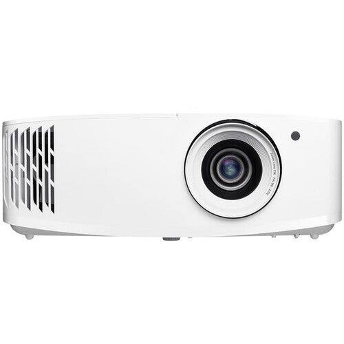 Angle. Optoma - Optoma 4K400x 3D DLP Projector - 16:9 - High Dynamic Range (HDR) - Front - 2160p - 4000 Hour Normal Mode - 10000 Hour - 1.07 Billion Colors (30-bit).