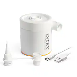 Intex - Quick-Fill: Electric Air Pump - USB150 - Multicolored