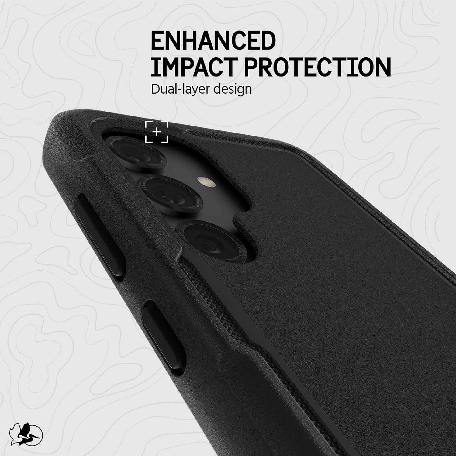 ENHANCED IMPACT PROTECTION  
Dual-layer design
