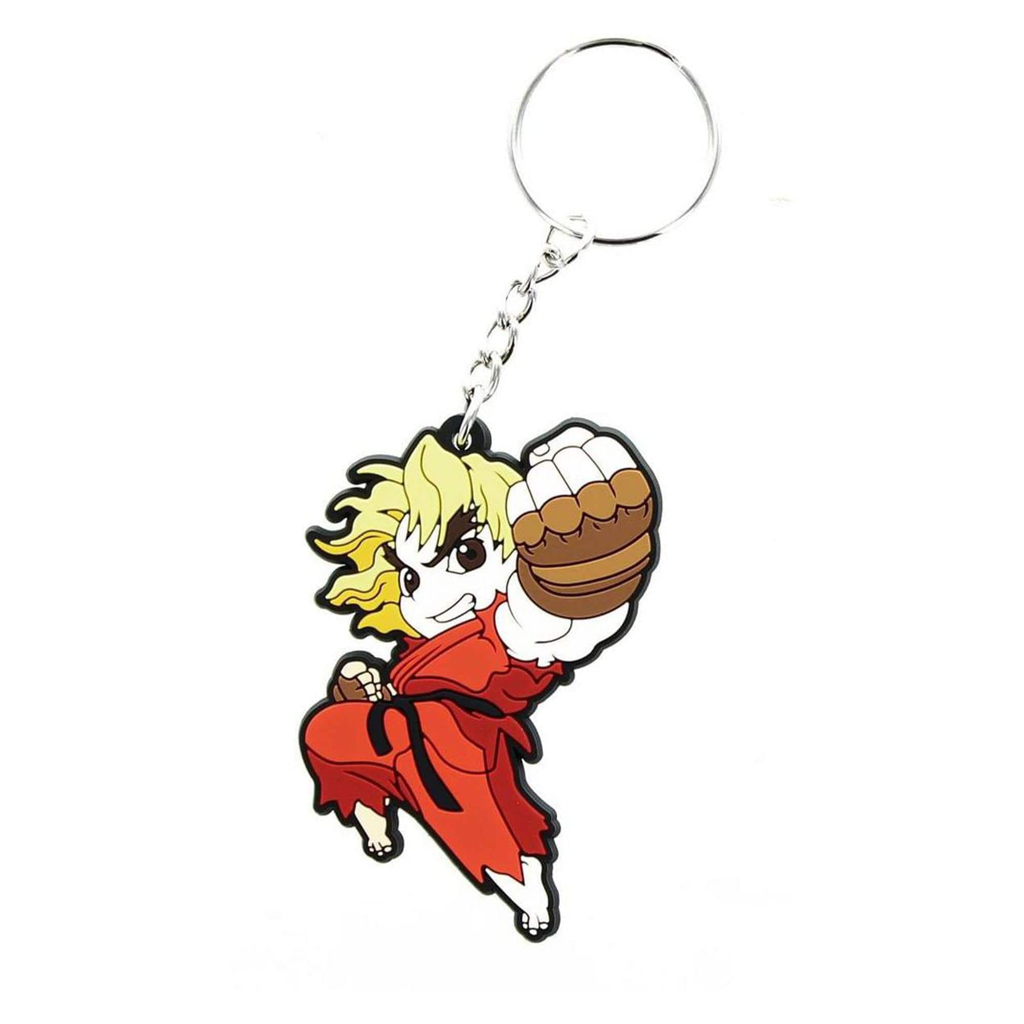Multiverse Studio - Street Fighter Chibi Key Chain, Ken - Multi-Color