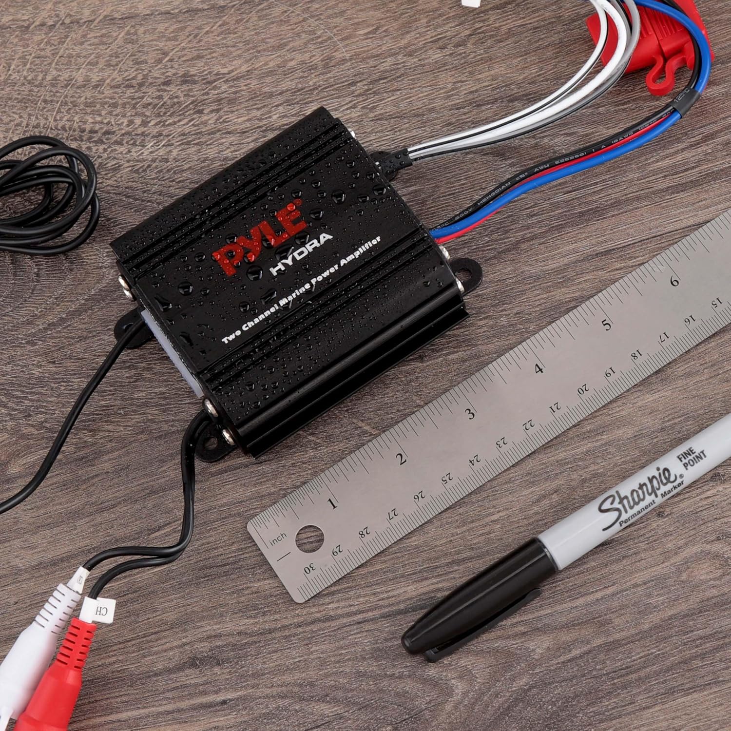 PYLE HYDRA Power Amplifier Marine Channel Twe 2 1/2 26 27 inch 28 29 30 EM CNTUSSIAN 6 15 5 16 17 8T 4 61 20 3 21 22 23 24 FINE POINT 25 Sharpie, Marker Permanent