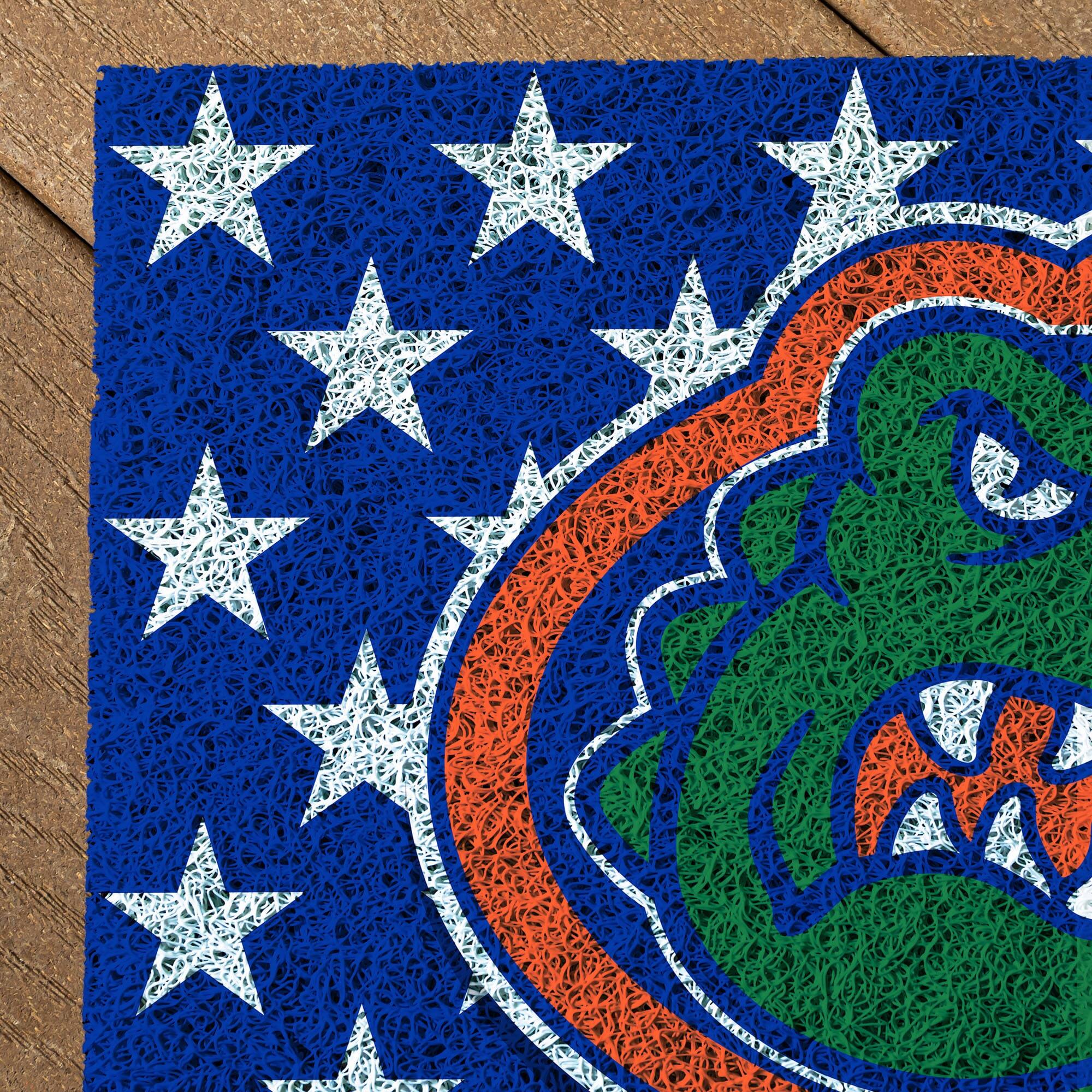 Alt View 2. Evergreen Enterprises - Florida Gators 16" x 28" Stars & Stripes Patriotic Turf Mat - Multicolor.