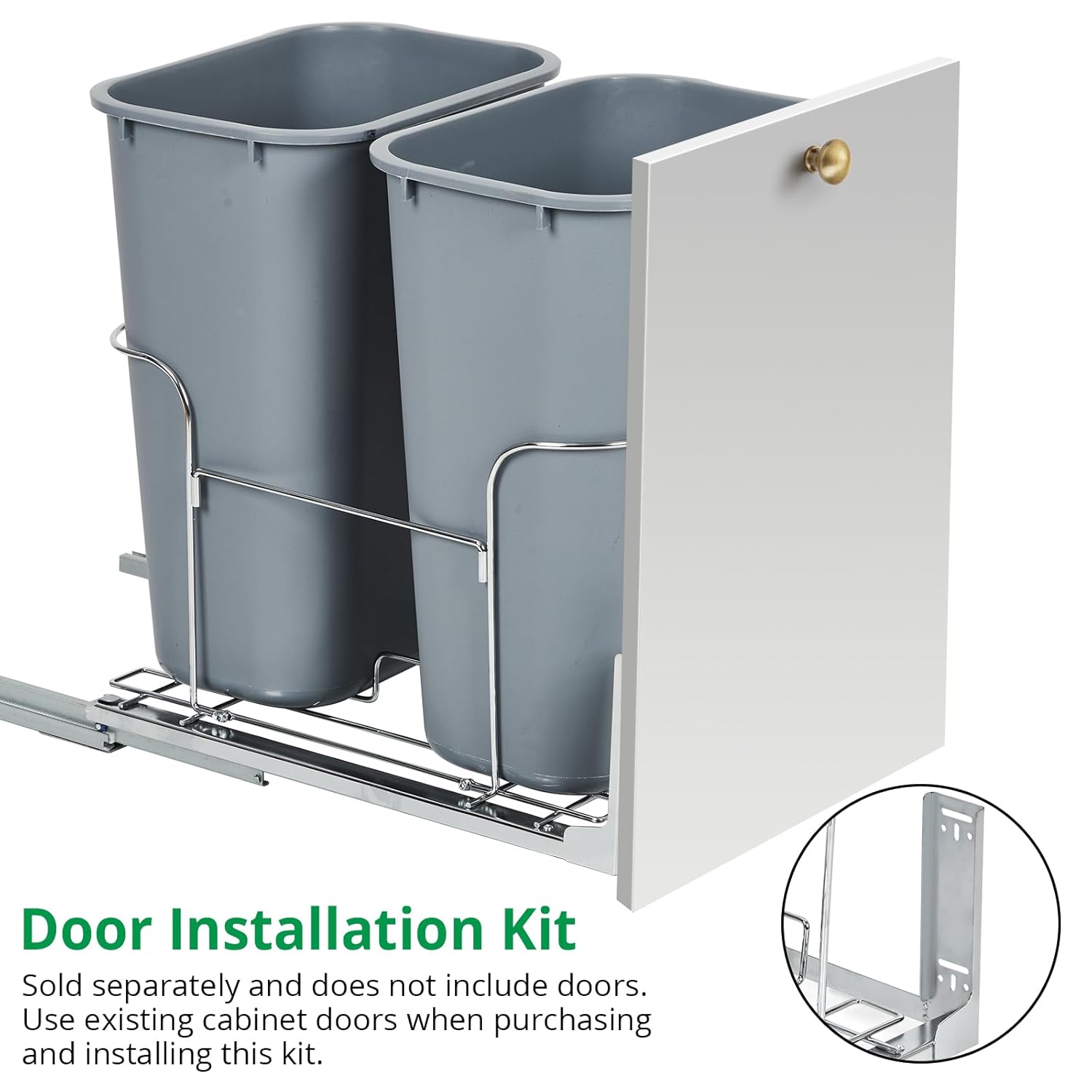 Door Installation Kit

Sold separately and does not include doors. Use existing cabinet doors when purchasing and installing this kit.