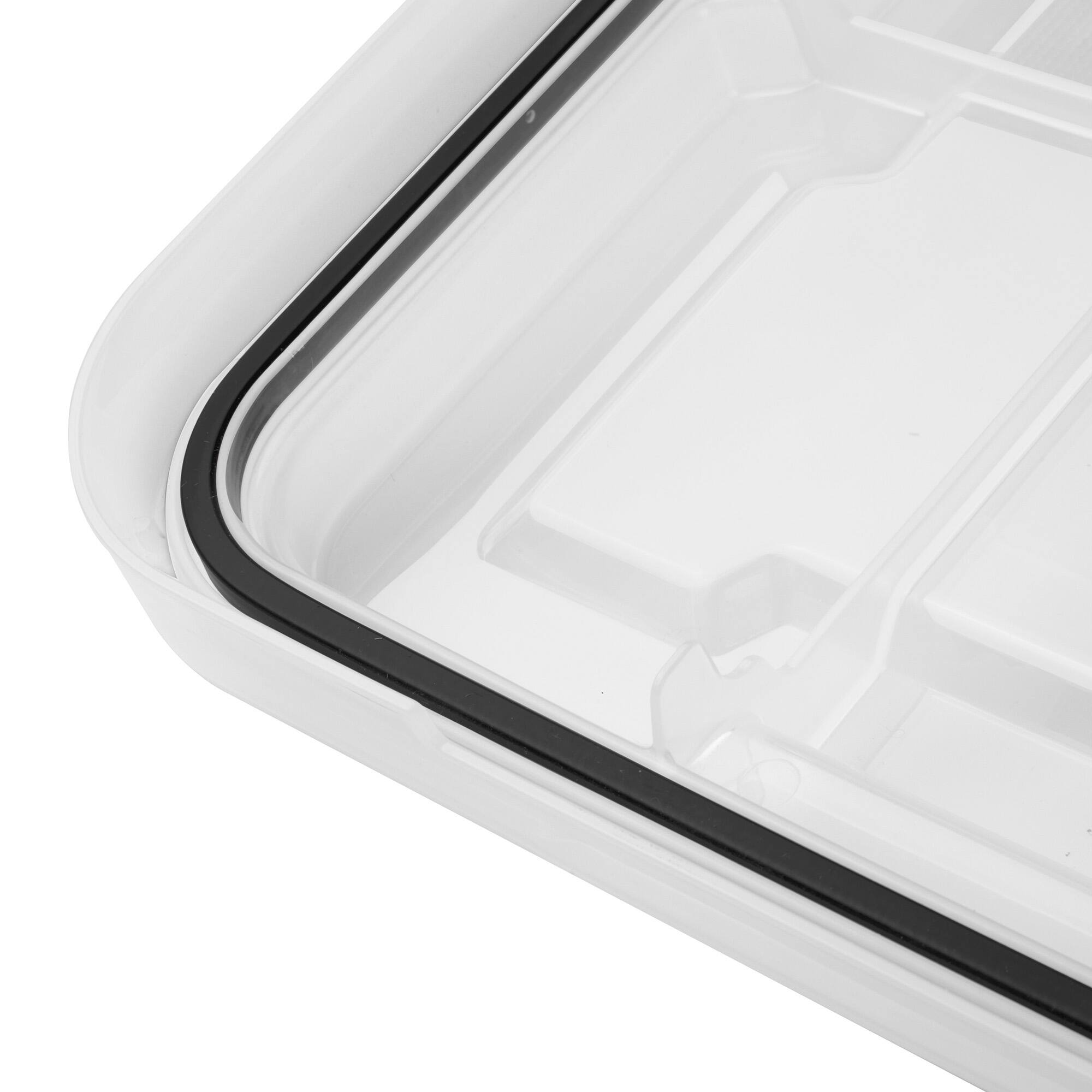 Alt View 7. Sterilite - Sterilite 5 Gal Gasket Box, Stackable Storage Container with Lid, Black, 24 Pack.