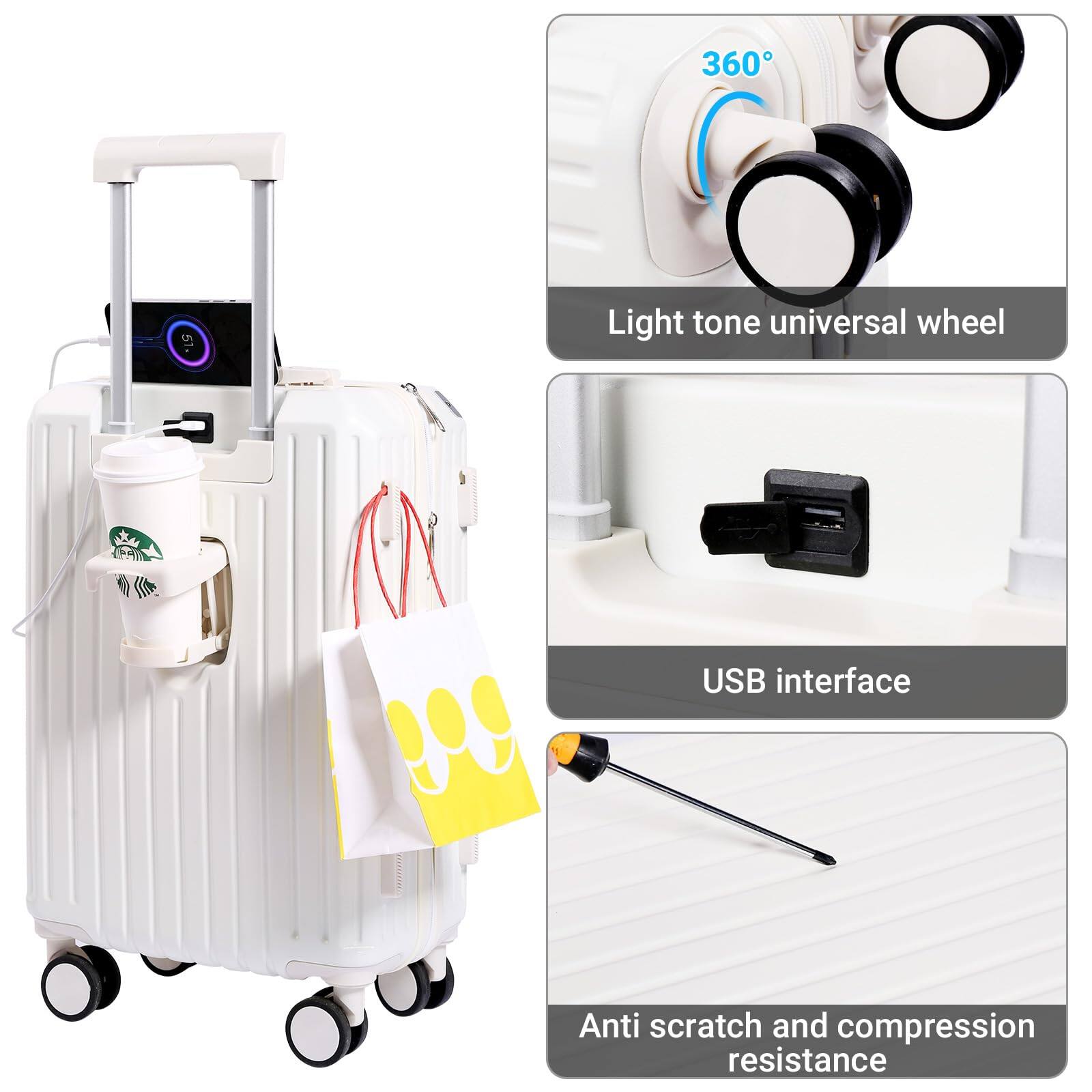 - 360° Light tone universal wheel
- USB interface
- Anti scratch and compression resistance