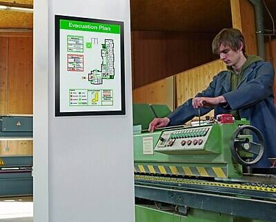 Evacuation Plan

[Diagram of the building layout with marked exits and assembly points]

- Main Entrance
- Emergency Exit
- Assembly Point

[Instructions]

1. Stay calm and follow the instructions.
2. Do not use elevators.
3. Meet at the assembly point.

[Additional Information]

- Fire Alarm: Pull the lever to sound the alarm.
- First Aid Kit: Located near the assembly point.
- Emergency Contact: [Phone number]

[Diagram of emergency equipment]

- Fire Extinguisher
- First Aid Kit
- Emergency Light

[Assembly Point]

- Meet at the designated assembly point.
- Do not re-enter the building until it is safe.