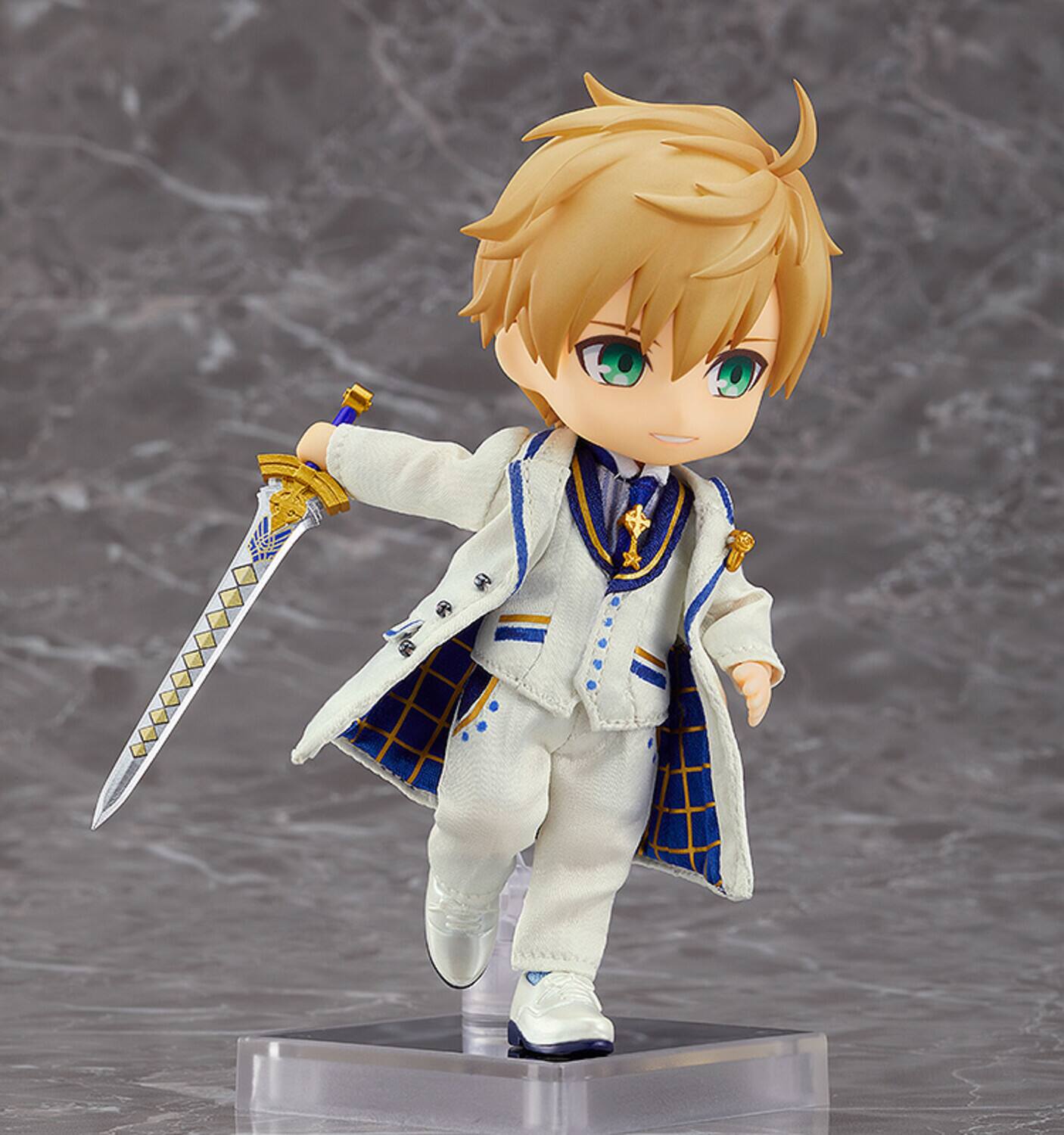 Alt View 1. PopMarket - Orange Rouge - Fate/Grand Order - Saber Arthur White Rose Nendoroid Doll Action Figure   - Collectibles - Multicolor.