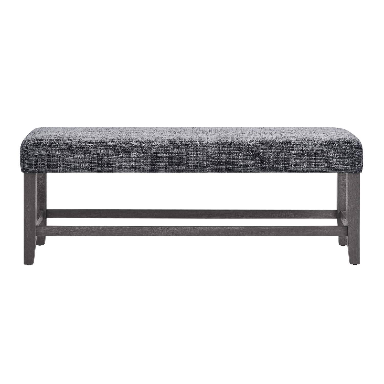 Front. Global Furniture USA - D8030 Dining Table Bench - Black,Brown.