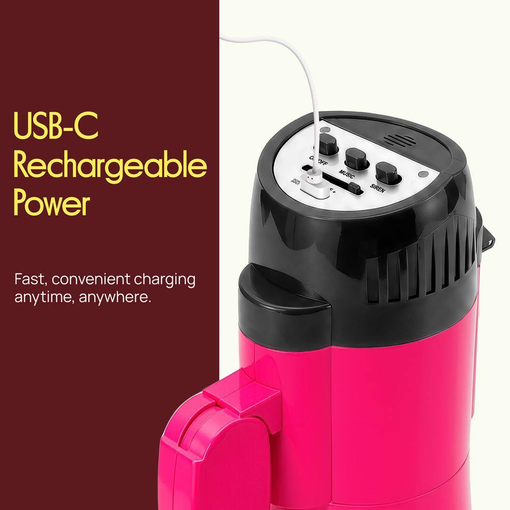 USB-C Rechargeable Power

Fast, convenient charging anytime, anywhere.