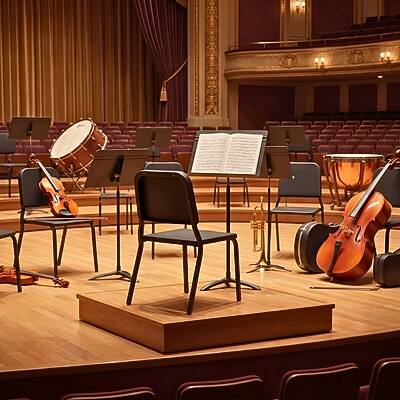 Alt View 2. Flash Furniture - Flash Furniture HERCULES Polypropylene Stackable Melody Band/Music Chair, Black, 12/Pack - Black.
