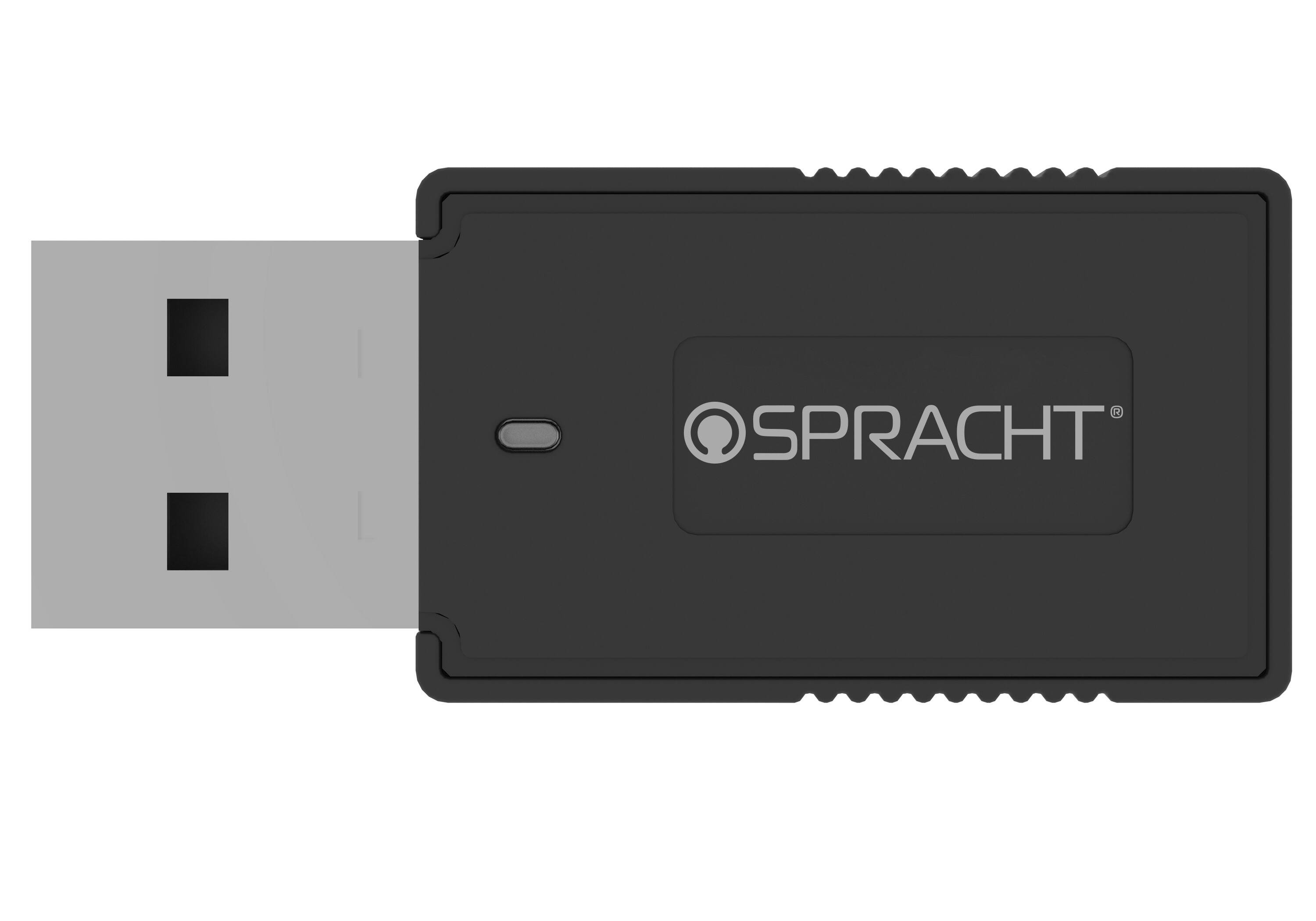 Alt View 3. Spracht - Spracht Blues Combo BT/USB Wireless Single-Ear Headset, 40-Hour Battery, Noise-Canceling Mic for Work & PC.