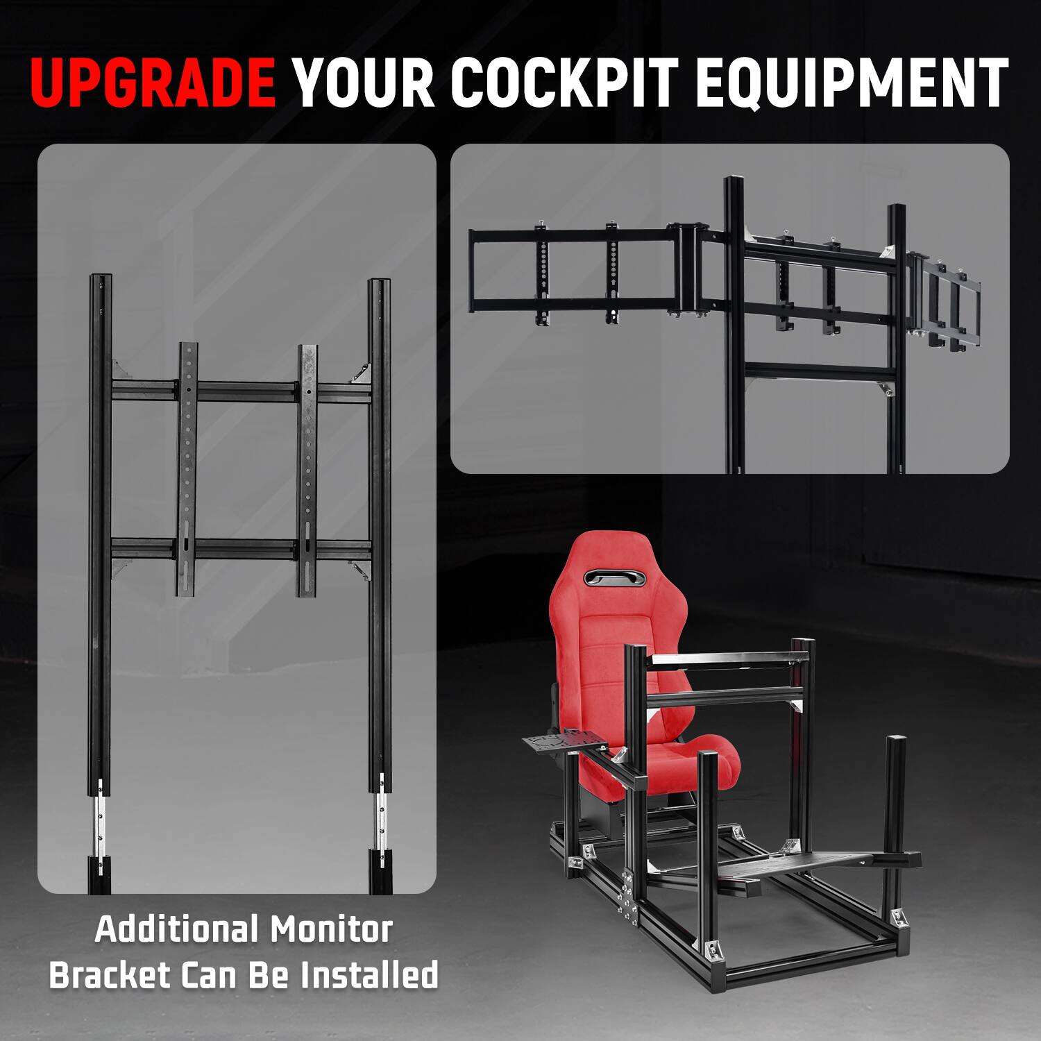 UPGRADE YOUR COCKPIT EQUIPMENT

Additional Monitor Bracket Can Be Installed