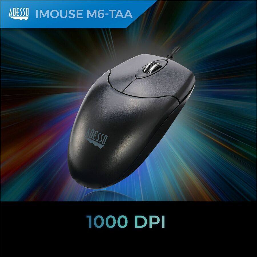 ADESSO  
IMOUSE M6-TAA  

1000 DPI