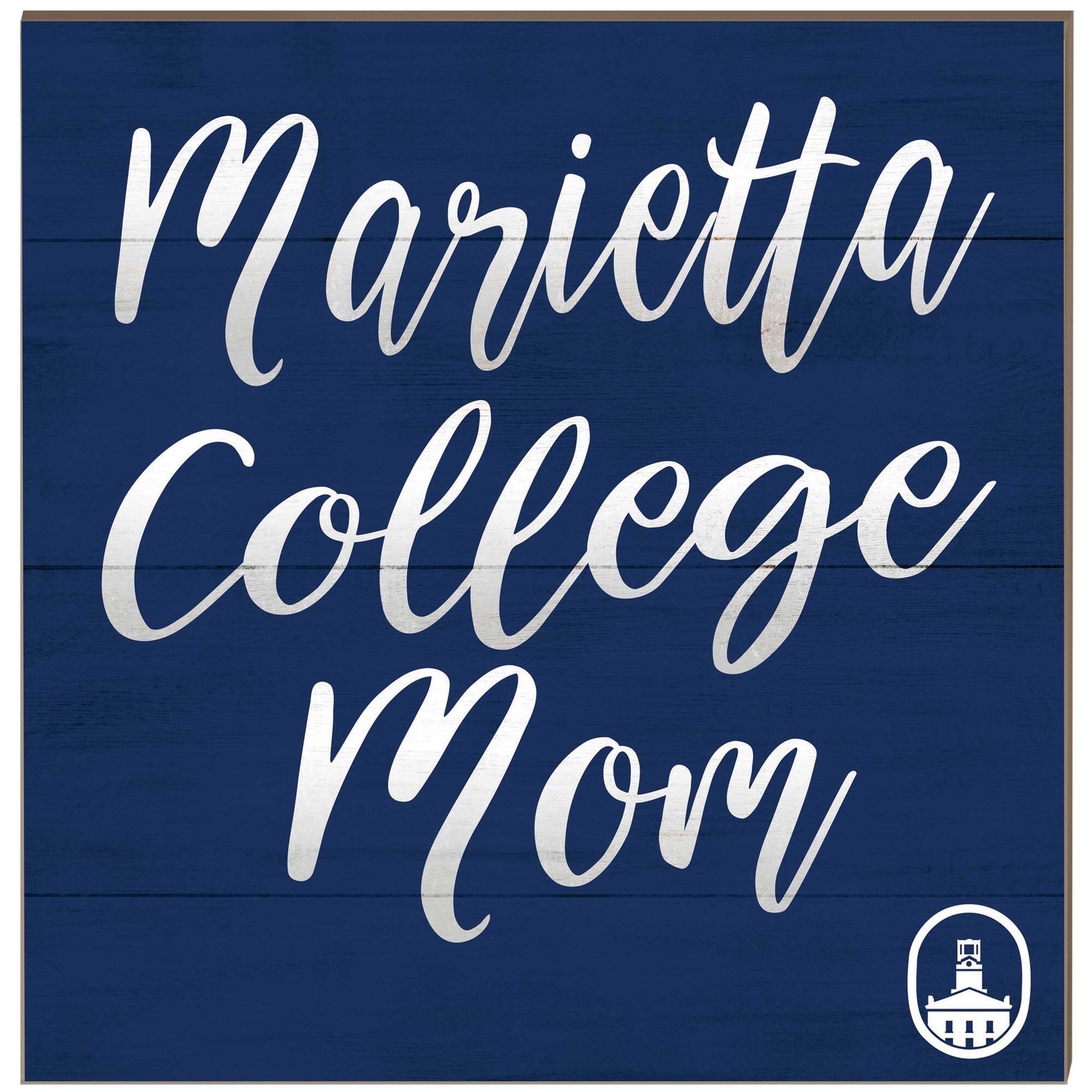 Marietta College Pioneers 10'' x 10'' Team Mom Plaque