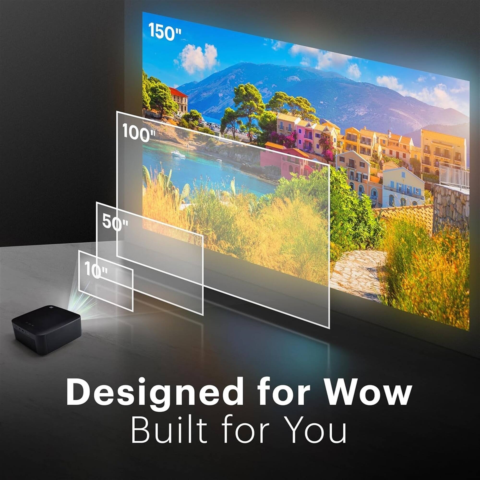 Kodak FLIK X20 Smart Projector, 1080p Portable Projector with