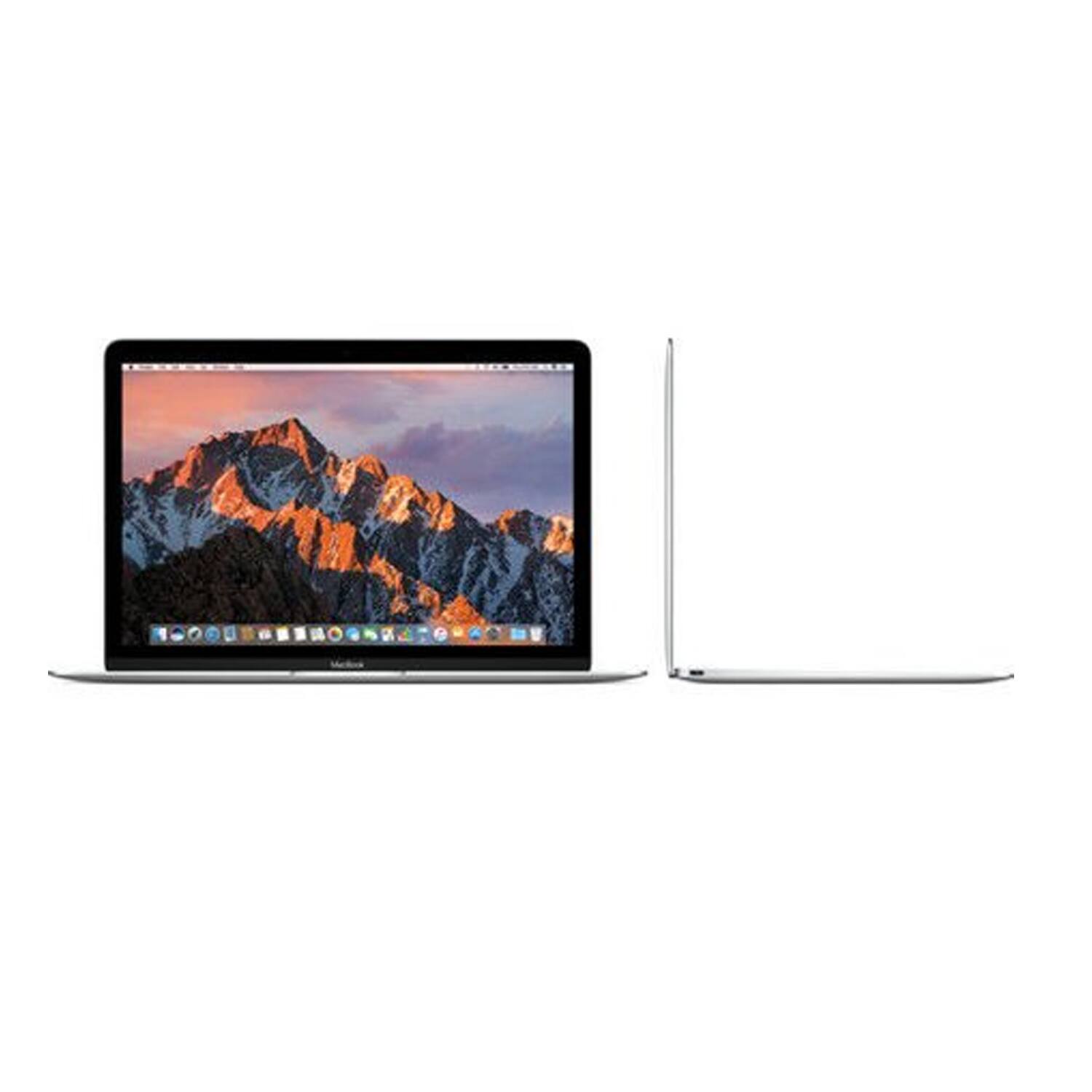 Back. Apple - Apple MacBook 12" Silver- Kit withs Mouse  +  Type C USB Hub (Spanish Keyboard) - Silver.