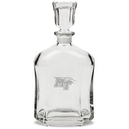 Jardine - MTSU Blue Raiders 23.75oz. Crystal Whiskey Decanter - Multicolor