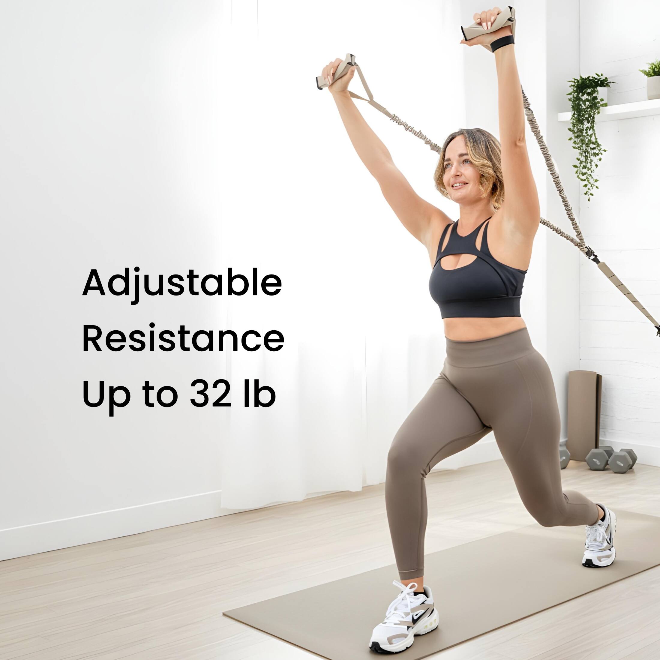 Adjustable Resistance Up to 32 lb