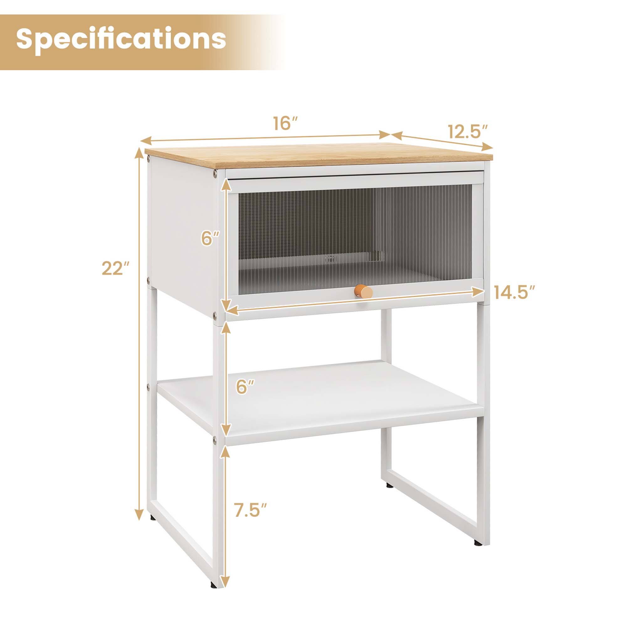 Specifications: 16" 12.5" 22" 6" 14.5" 6" 7.5"