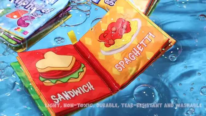 BC icha Pook 3 YN SPAGHETTI! LIGHT, SANDWICH NON-TOXIC, DURABLE, TEAR-RESISTANT AND WASHABLE