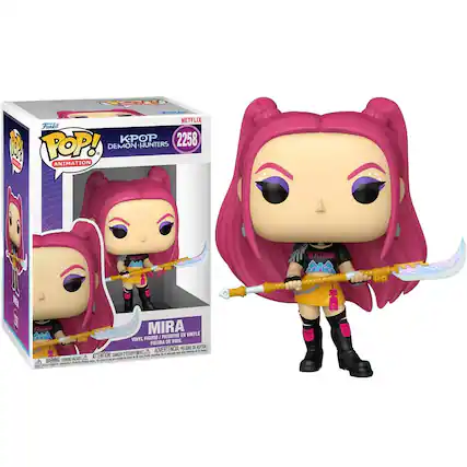 NETFLIX
Funke
KPOP
2258
POP!
DEMON HUNTERS
ANIMATION
MIRA
VINYL FIGURE / FIGURINE EN VINYLE / FIGURA DE VINIL / FIGURA DE VINIL
WARNING: CHOKING HAZARD - ATTENTION: DANGER DETRIMENTAL - ADVERTENCIA: PEQUEÑOS PIEZAS