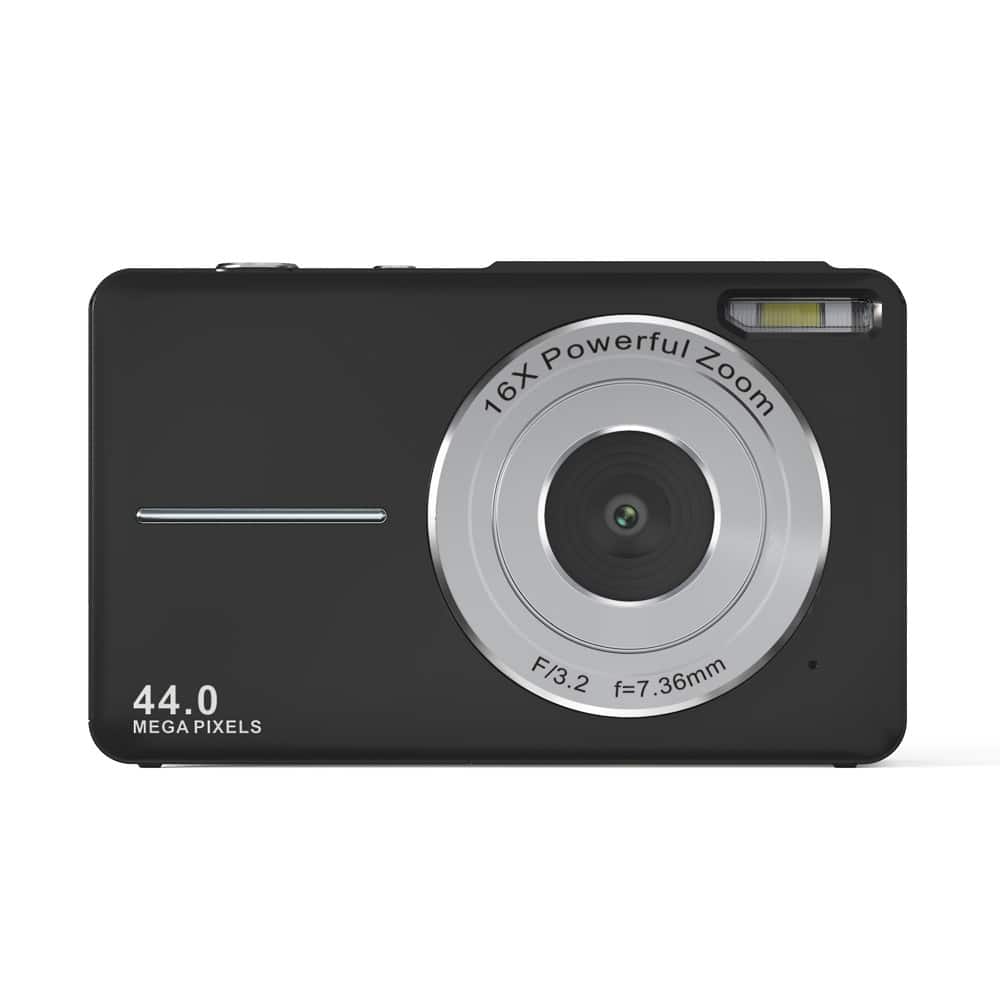 Cluzine - Digital Camera, 44MP, 1080P Video, 16X Zoom, Portable Compact Camera