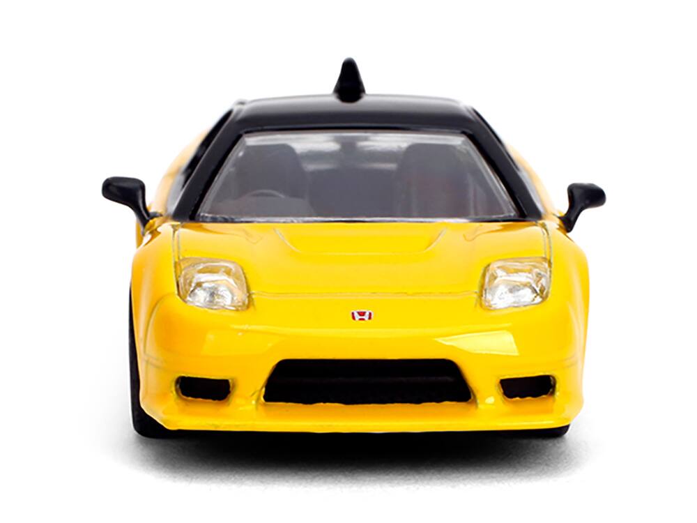 Alt View 3. Majorette - 1995 Honda NSX-R GT RHD (Right Hand Drive) Yellow with Black Top "Collection" Series 1/64 Diecast Model Car by Majorette - Multicolor.