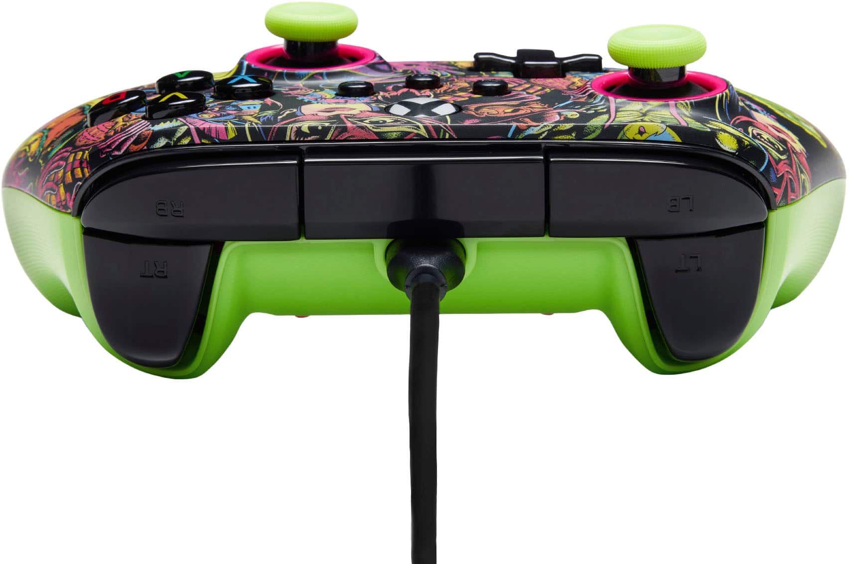 Alt View 13. PowerA - PowerA Advantage Wired Controller for Xbox Series X|S - Fortnite Glow - Fortnite Glow.