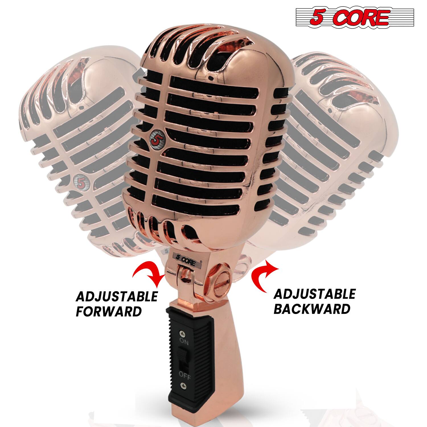 5 CORE

ADJUSTABLE FORWARD

ADJUSTABLE BACKWARD

ON OFF