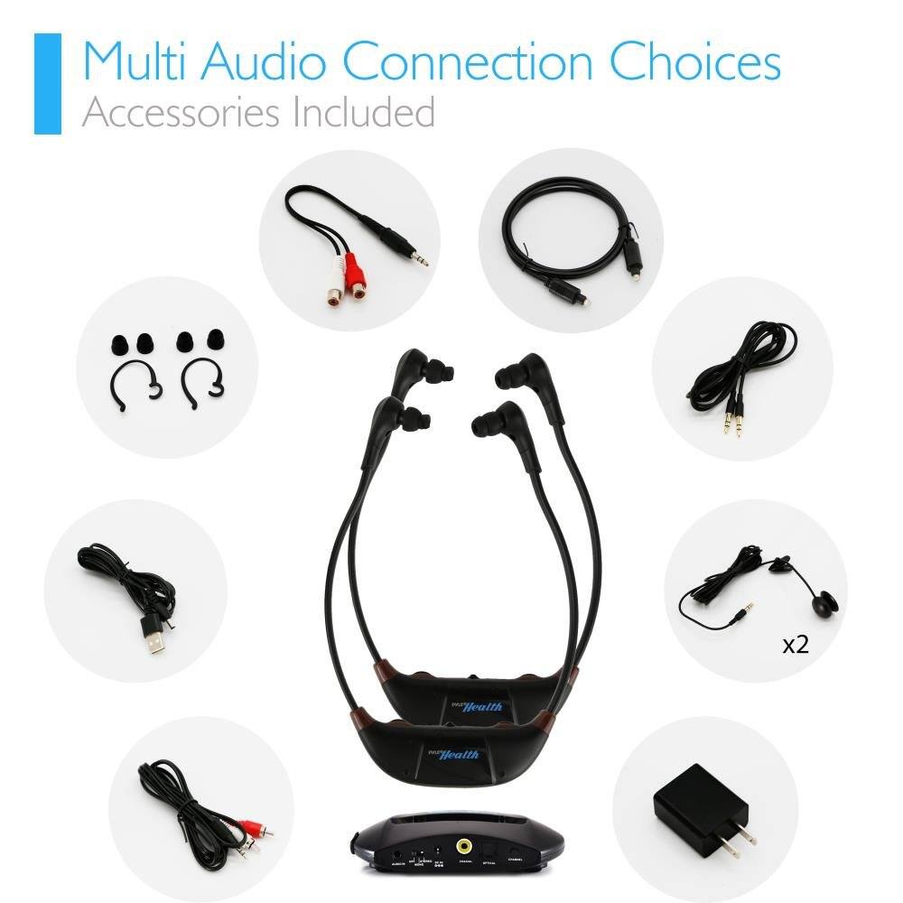 Multi Audio Connection Choices  
Accessories Included