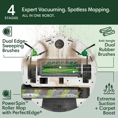 iRobot Roomba 705 Combo Vac & Mop + AutoWash Dock Self Cleaning iRobot Roomba 705 Combo Vac & Mop + AutoWash Dock Self Cleaning