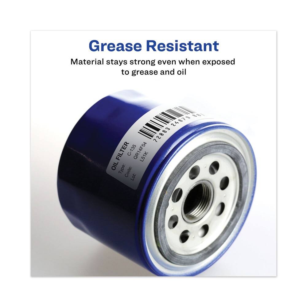 Grease Resistant  
Material stays strong even when exposed to grease and oil  

OIL FILTER  
Type: C-135 QR14F54  
Code: G61 24879 72883  
Lot: L51K
