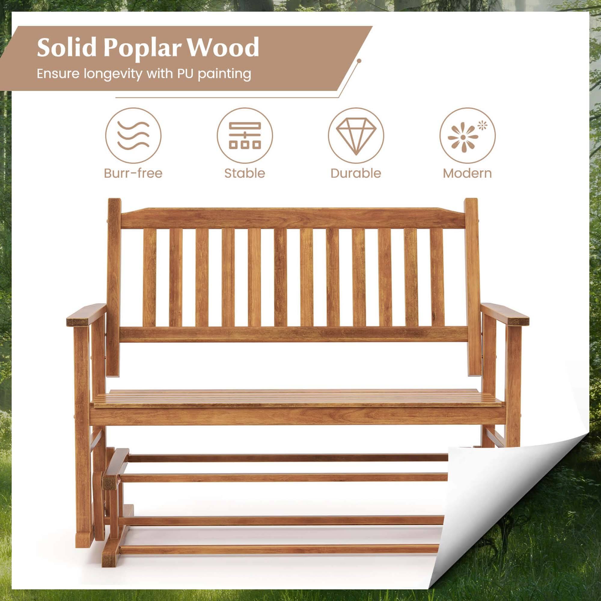 Solid Poplar Wood: Ensure longevity with PU painting, Burr-free, Stable, Durable, Modern.