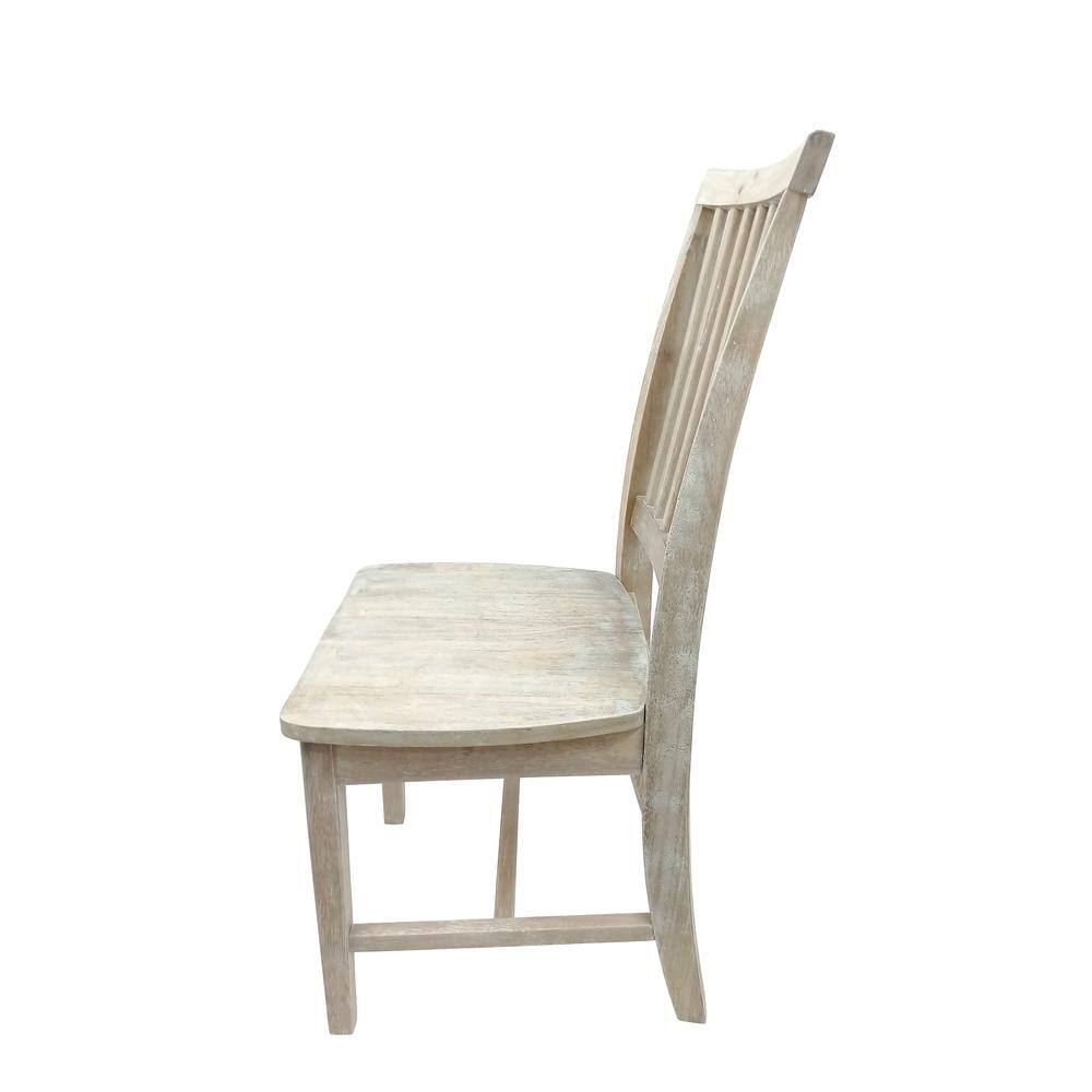 Alt View 1. Carolina Chair & Table - Hudson Dining Chair - Natural Driftwood - Brown.
