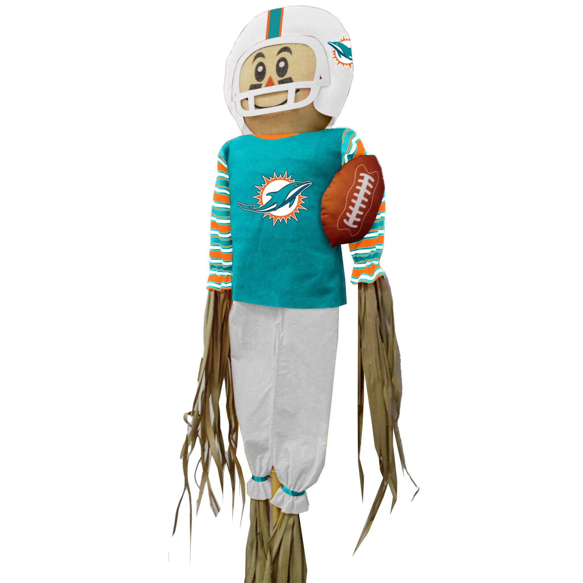 Alt View 1. Sporticulture - Miami Dolphins 5' Team Pride Scarecrow - Multicolor.