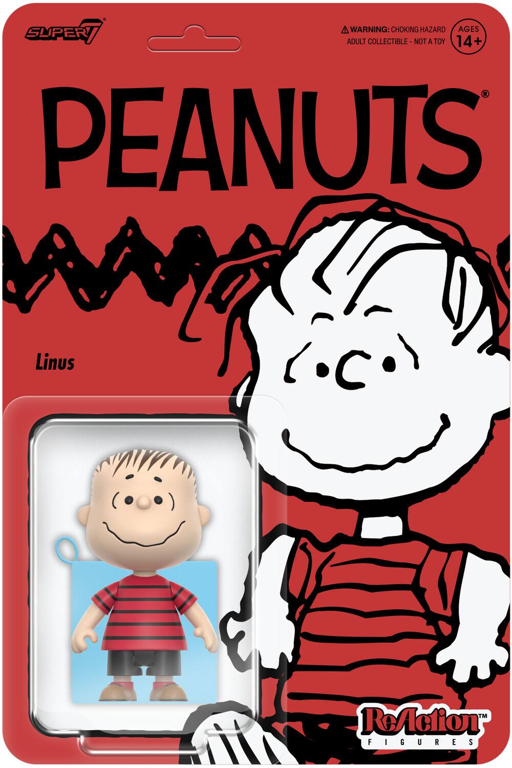 Super7 - Peanuts - ReAction Figures Wv8 - Linus - COLLECTIBLES