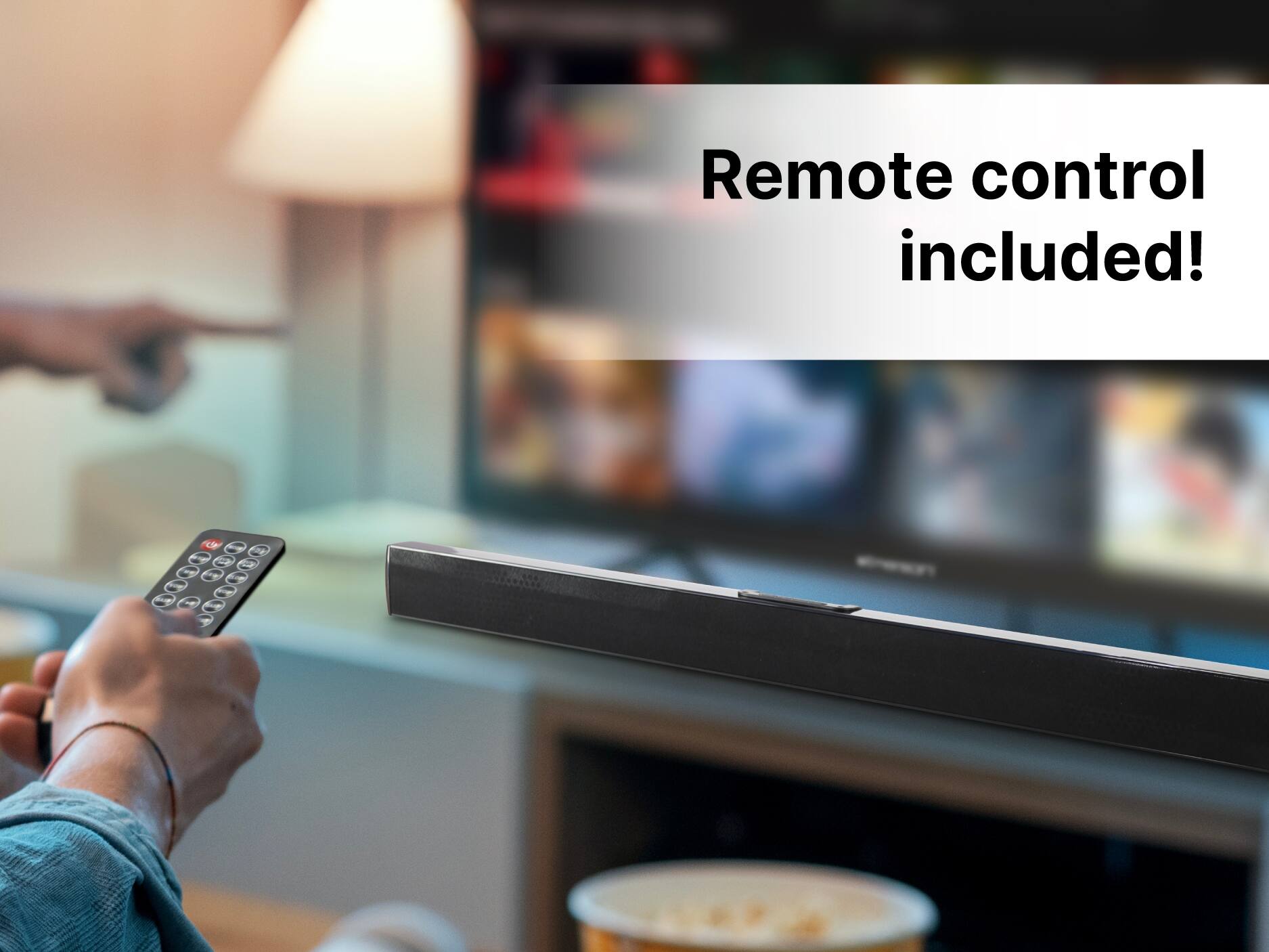 Remote control included! c - a - +