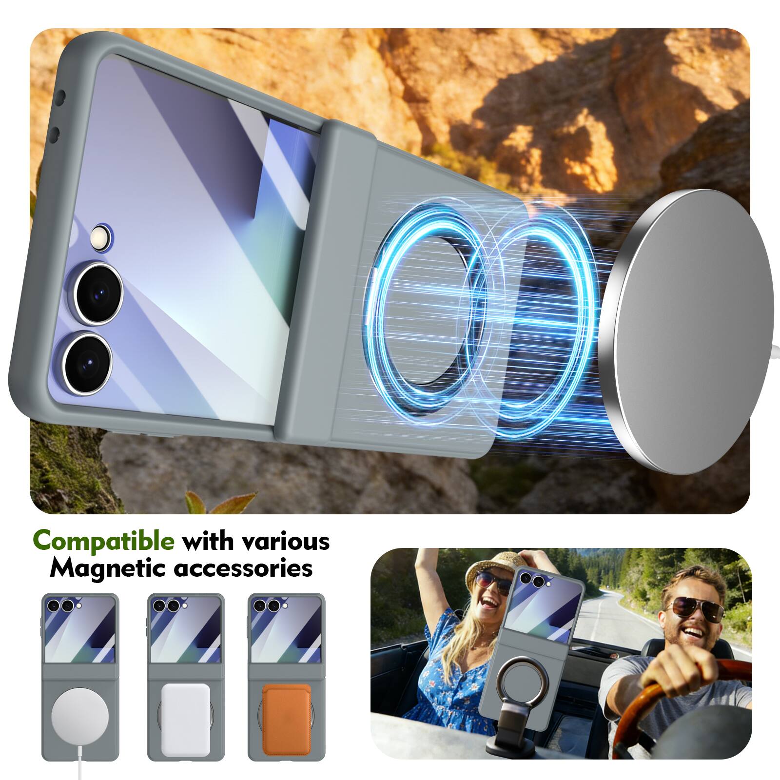 Compatible with various Magnetic accessories