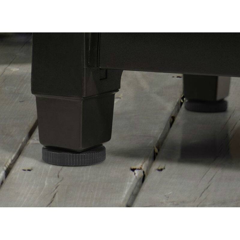 Alt View 1. Hivvago - Outdoor Grill Party Caster Bar Serving Cart with Storage Dark Brown - Dark Brown.