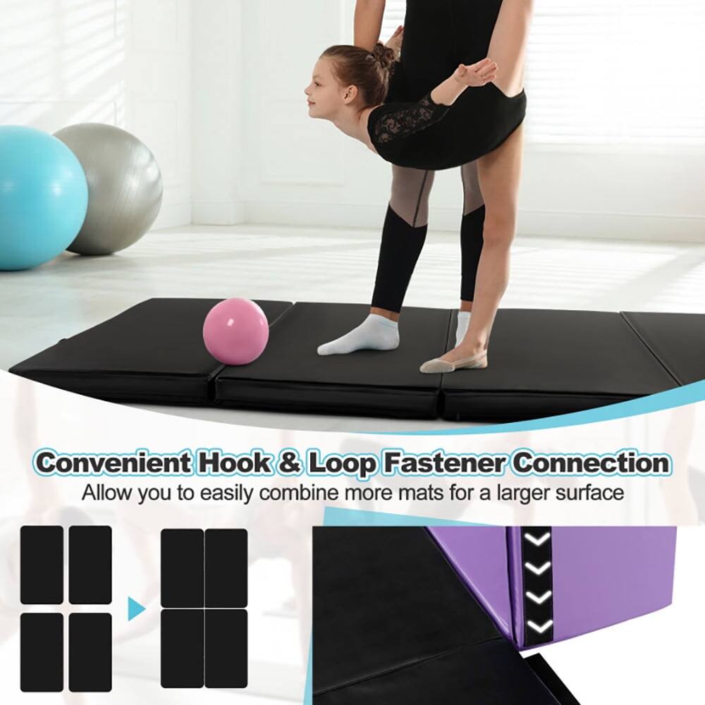 Convenient Hook & Loop Fastener Connection  
Allow you to easily combine more mats for a larger surface