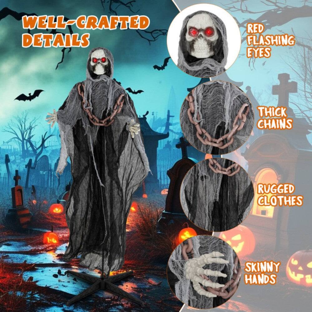 WELL-CRAFTED DETAILS

- RED FLASHING EYES
- THICK CHAINS
- RUGGED CLOTHES
- SKINNY HANDS