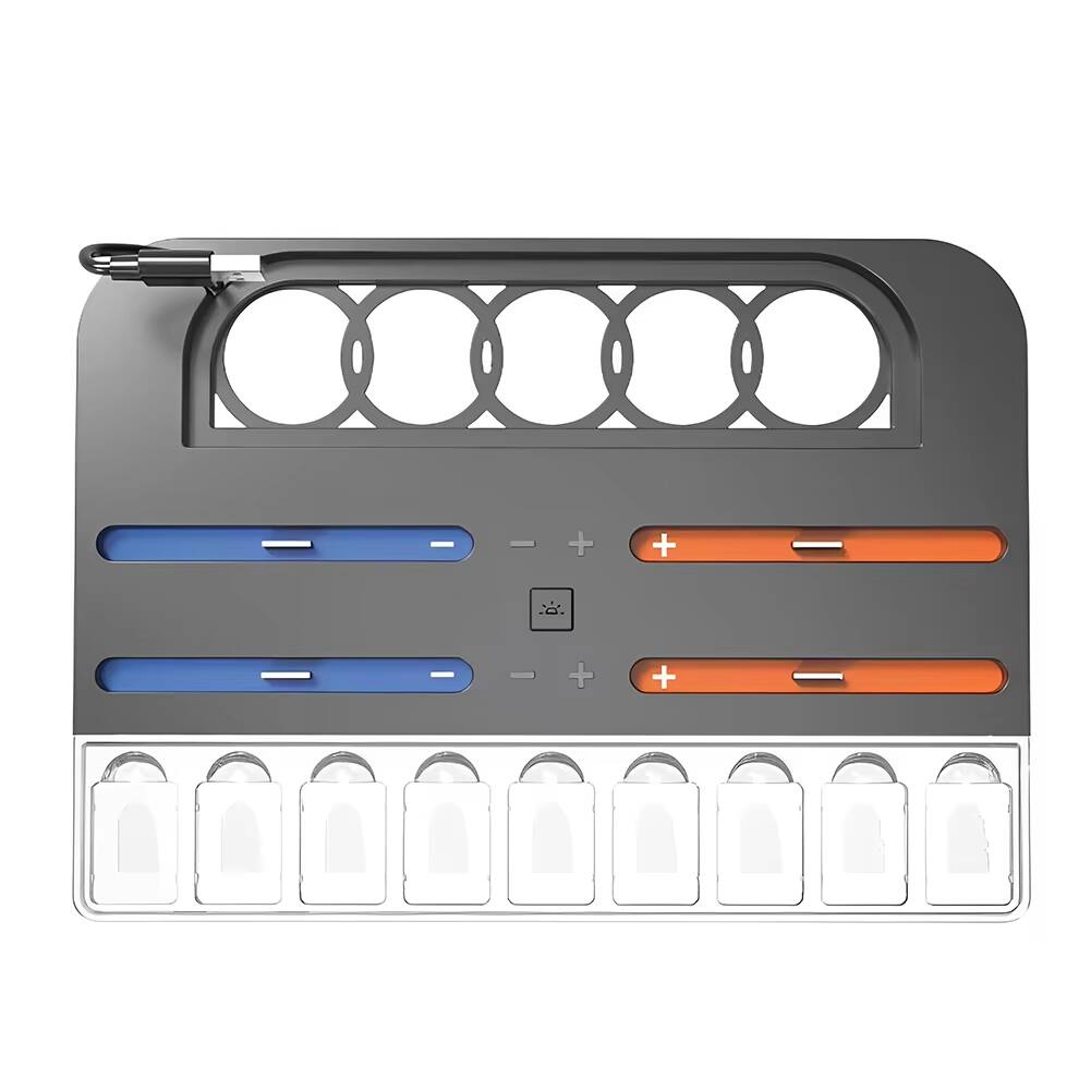 Front. Luckbyte - Charging Dock Station for Nintendo Switch & Switch 2, 4-Controller Charger Stand with 9 Game Card Slots & RGB Lighting.