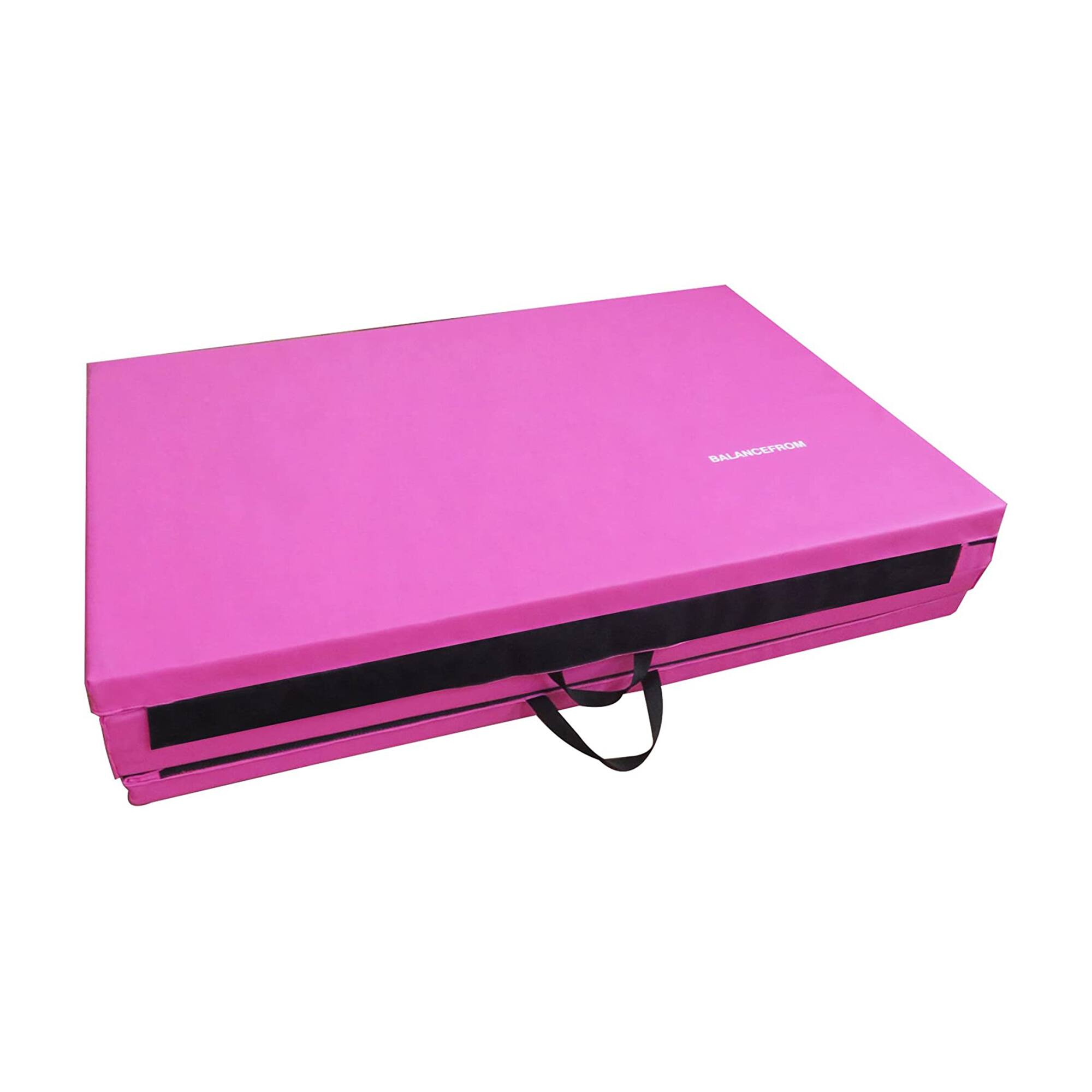 Alt View 7. BalanceFrom Fitness - BalanceFrom Fitness 120 x 48" All Purpose Folding Gymnastics Exercise Mat, Pink - Pink.