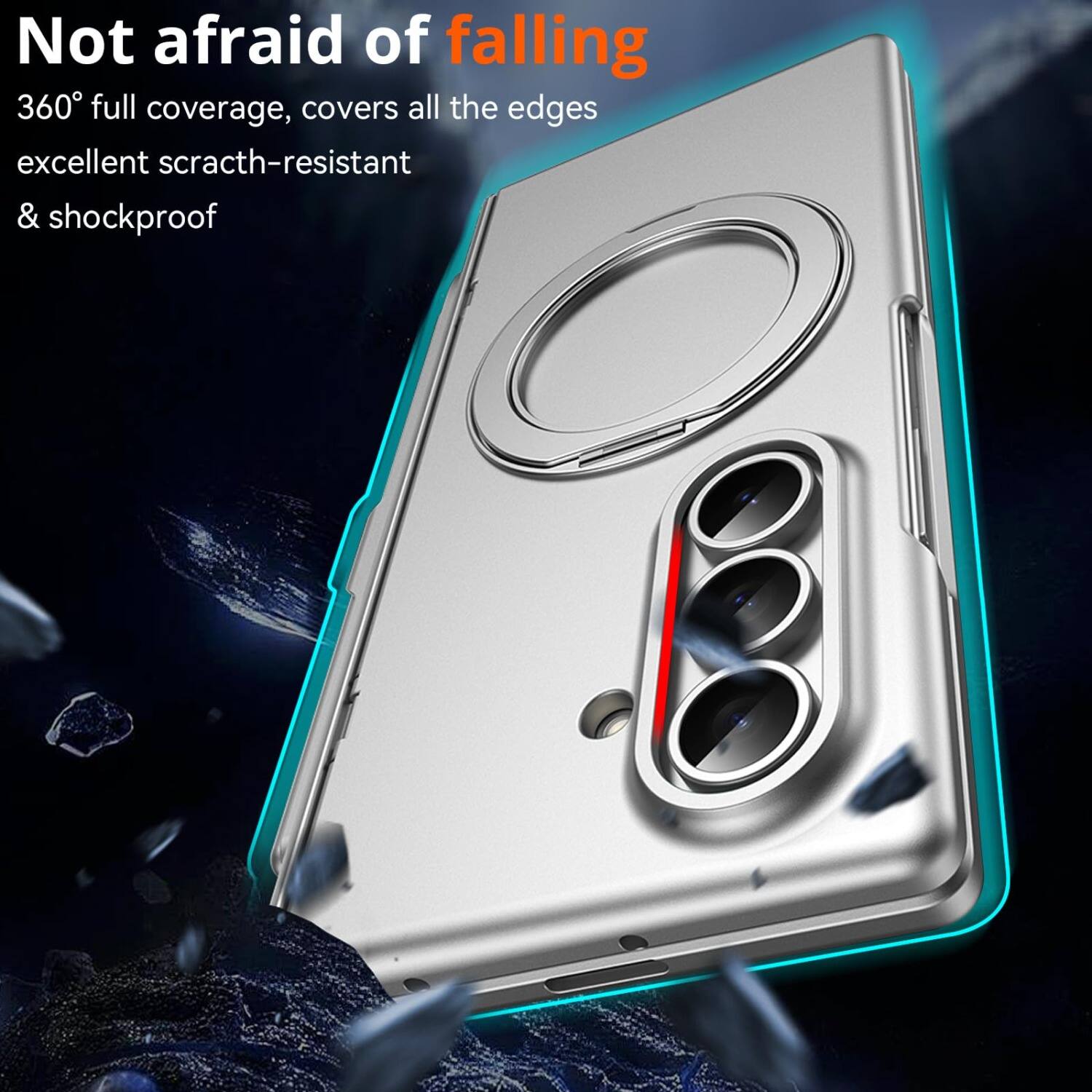 Not afraid of falling  
360° full coverage, covers all the edges  
excellent scratch-resistant & shockproof