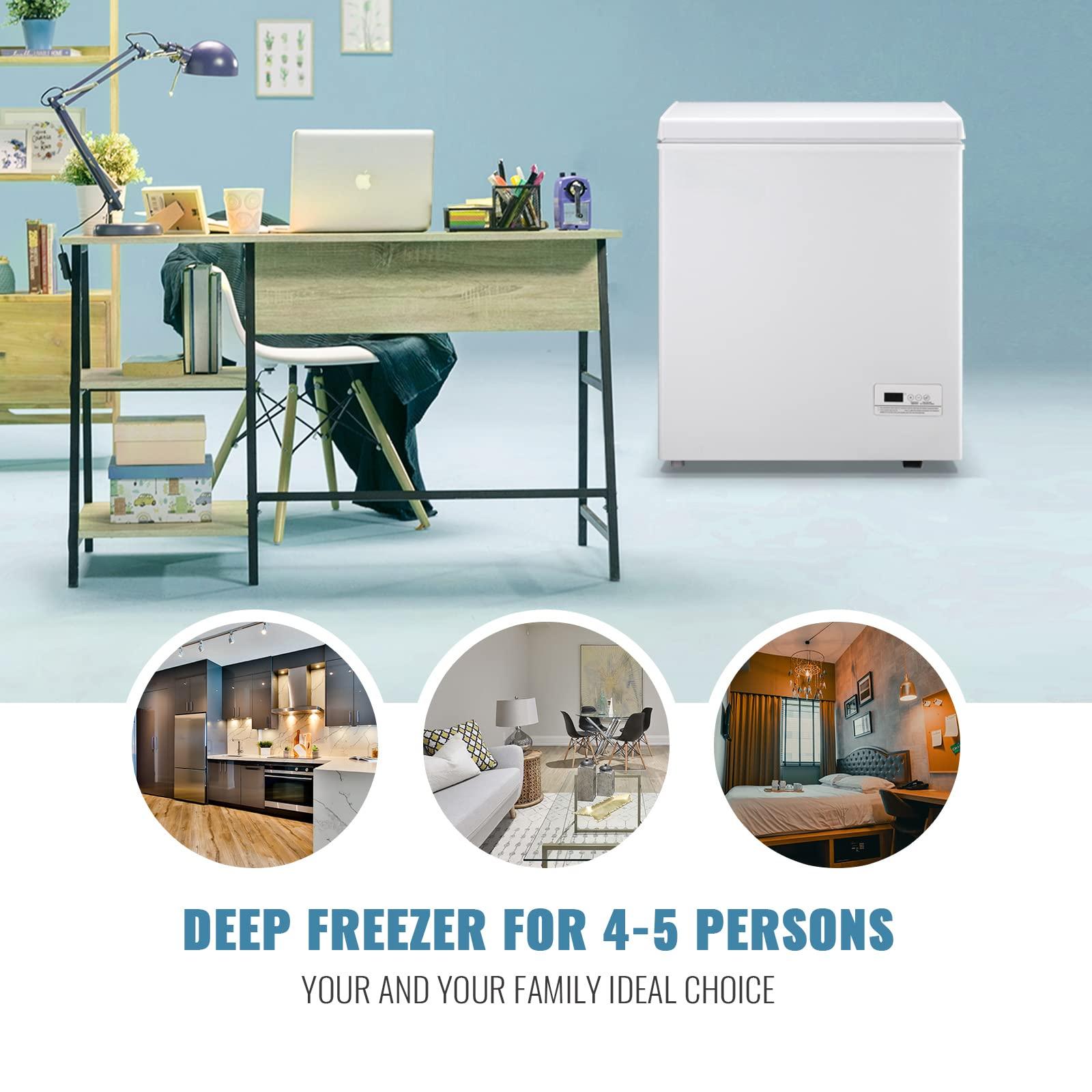 DEEP FREEZER FOR 4-5 PERSONS  
YOUR AND YOUR FAMILY IDEAL CHOICE
