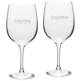 Jardine - Columbia Renegades 19oz. 2-Piece Traditional Robusto Red Wine Table Glass Set - Multicolor