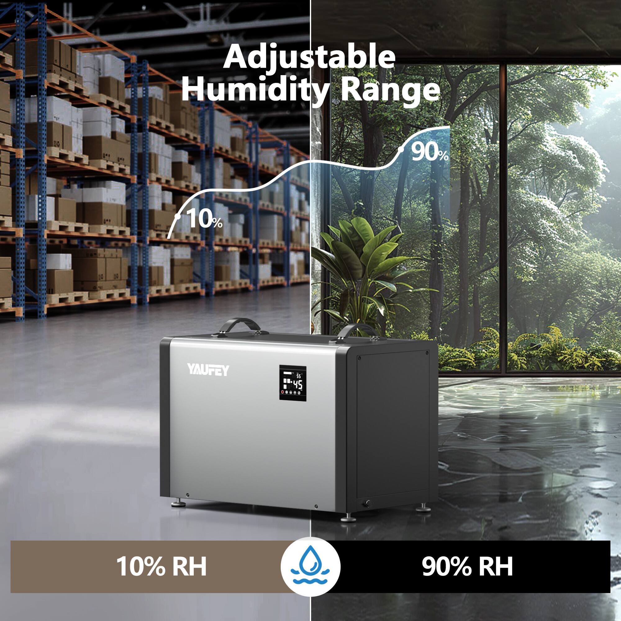 Adjustable Humidity Range 10% RH 90% RH