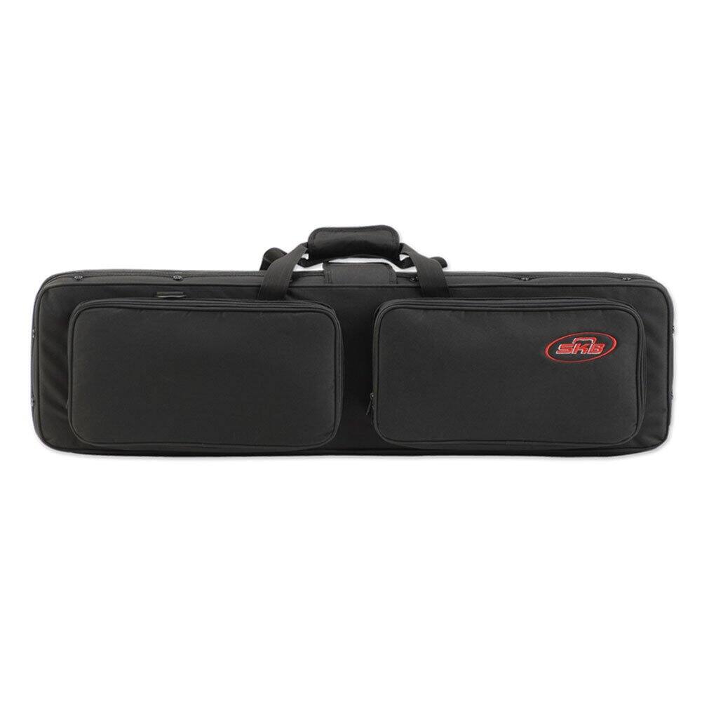 Front. SKB - SKB Cases 3409 Canvas Exterior and EPS Interior Hybrid Breakdown Shotgun Case - Black.