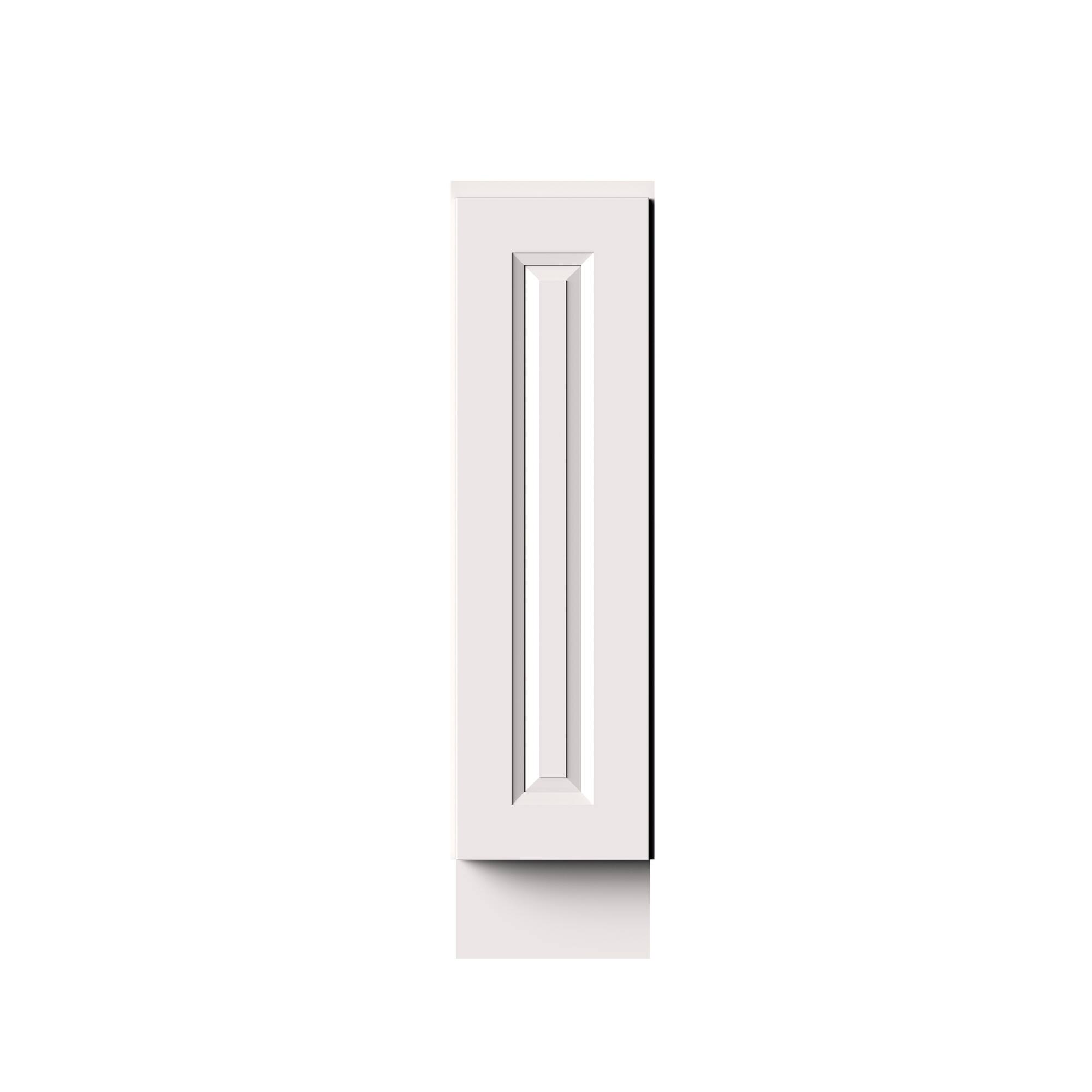 Alt View 1. Boyel Living - 9-in W x 34.5-in H x 24-in D Shaker Full-Height Door Kitchen Base Cabinet with Soft-Close Hinges - Glacier White.