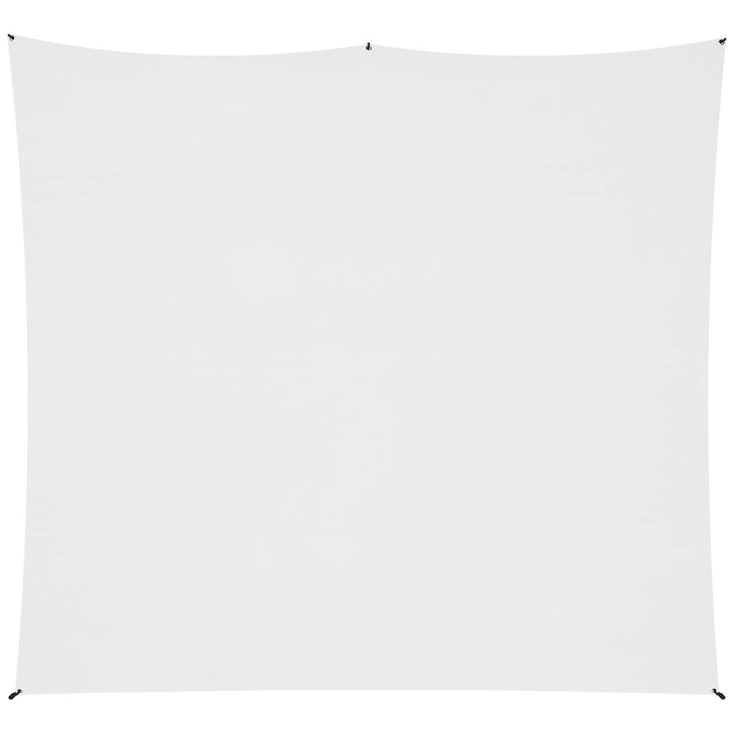 Westcott - X-Drop Pro Wrinkle-Resistant Backdrop Kit High Key White (8x8) Feet